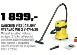 OBI Kärcher víceúčelový vysavač WD 3 V-17/4/20 nabídka