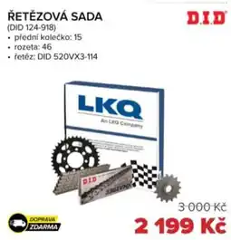 Auto Kelly Řetězová sada nabídka