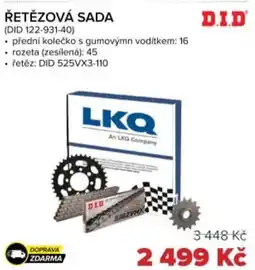 Auto Kelly Řetězová sada nabídka