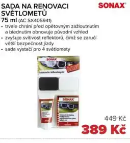 Auto Kelly Sada na renovaci světlometů nabídka