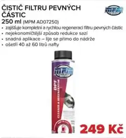 Auto Kelly Čistič filtru pevných částic nabídka