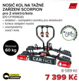 Auto Kelly Nosič kol na tažné zařízení scorpion nabídka