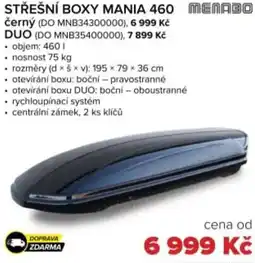 Auto Kelly Střešní boxy mania 460 nabídka