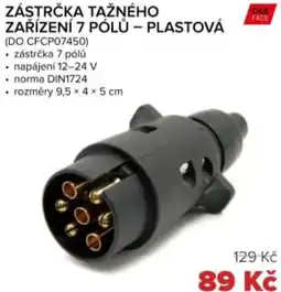 Auto Kelly Zástrčka tažného zařízení 7 pólů - plastová nabídka