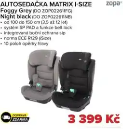 Auto Kelly Autosedačka matrix i-size nabídka