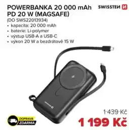 Auto Kelly Powerbanka 20 000 mah PD 20 W (MAGSAFE) nabídka