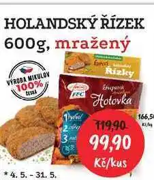 RABBIT řeznictví HOLANDSKÝ ŘÍZEK 600g, mražený nabídka