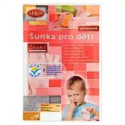 Trefa Le & Co Shaved Šunka pro děti výběrová 100g nabídka