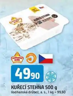 Trefa Vodňanské Kuře Kuřecí stehna 500g mražená nabídka