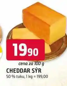 Trefa CHEDDAR SÝR 50% tuku nabídka