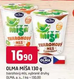 Trefa OLMA MÍŠA nabídka