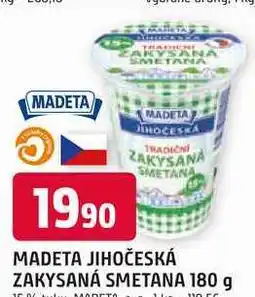 Trefa Madeta Jihočeská tradiční zakysaná smetana 15 % nabídka