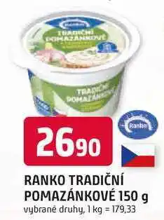 Trefa RANKO TRADIČNÍ POMAZÁNKOVÉ nabídka