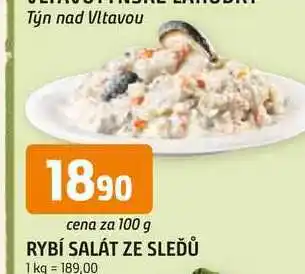 Trefa RYBÍ SALÁT ZE SLEĎŮ nabídka