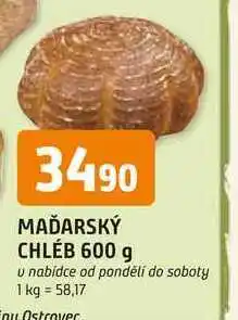 Trefa MAĎARSKÝ CHLÉB nabídka