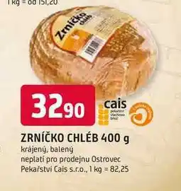 Trefa ZRNÍČKO CHLÉB 400 g krájený, balený nabídka