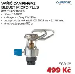 Auto Kelly Vařič campingaz bleuet micro plus nabídka