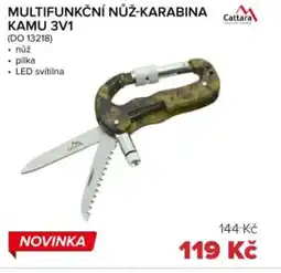 Auto Kelly Multifunkční nůž-karabina kamu 3v1 nabídka