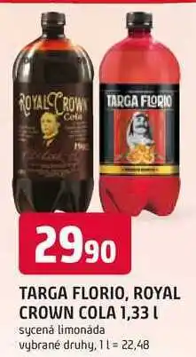 Trefa ROYAL CROWN COLA nabídka