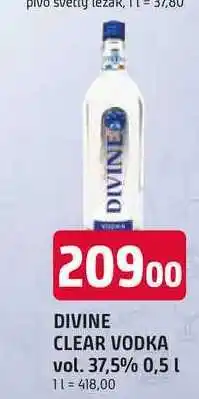 Trefa DIVINE CLEAR VODKA vol. 37,5% nabídka