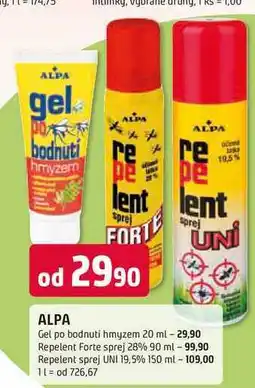 Trefa ALPA Gel po bodnuti hmyzem nabídka