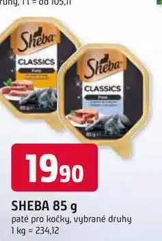 Trefa SHEBA 85 g paté pro kočky, vybrané druhy nabídka