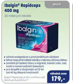 PharmaPoint Ibalgin® Rapidcaps nabídka