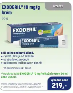 PharmaPoint EXODERIL® 10 mg/g krém nabídka