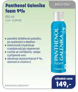 PharmaPoint Panthenol Galenika foam 9% nabídka