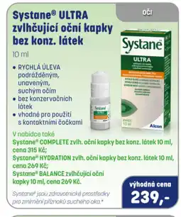 PharmaPoint Systane® ULTRA zvlhčující oční kapky bez konz. látek nabídka