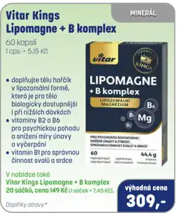 PharmaPoint Vitar Kings Lipomagne + B komplex nabídka