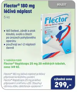 PharmaPoint FlectorⓇ 180 mg léčivá náplast nabídka