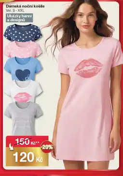 Woolworth Dámská noční košile nabídka