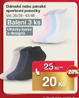 Woolworth Dámské nebo pánské sportovní ponožky nabídka