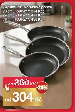 Woolworth Optimum" Nerezové pánve nabídka