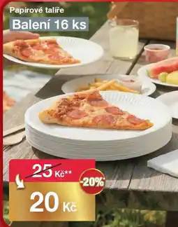 Woolworth Papírové talíře nabídka