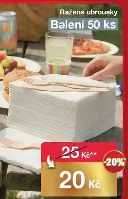 Woolworth Ražené ubrousky nabídka