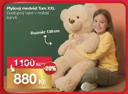 Woolworth Plyšový medvěd Tom XXL nabídka