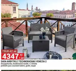 Merkury Market Sada nábytku z technoratanu Venezia 2 nabídka