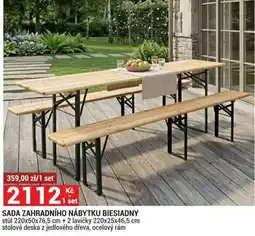 Merkury Market Sada zahradního nábytku biesiadny nabídka