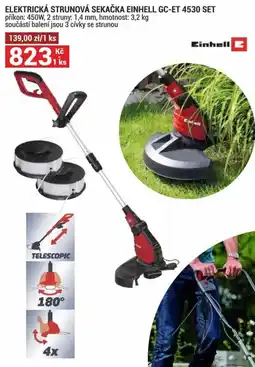 Merkury Market Elektrická strunová sekačka Einhell GC-ET 4530 SET nabídka