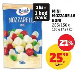 Penny Market Mini mozzarella boni nabídka