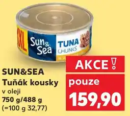 Kaufland SUN&SEA Tuňák kousky v oleji nabídka