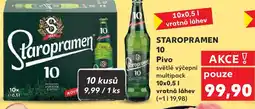 Kaufland STAROPRAMEN 10 Pivo nabídka