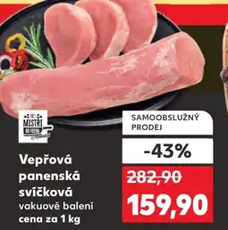 Kaufland Vepřová panenská svíčková nabídka