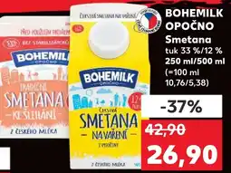 Kaufland Bohemilk opočno Smetana nabídka