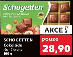Kaufland SCHOGETTEN Čokoláda nabídka