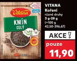 Kaufland VITANA Koření nabídka