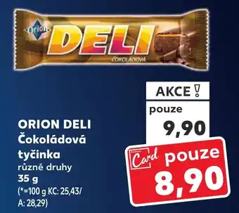 Kaufland ORION DELI Čokoládová tyčinka nabídka