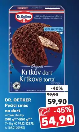 Kaufland DR. OETKER Pečicí směs na dort nabídka